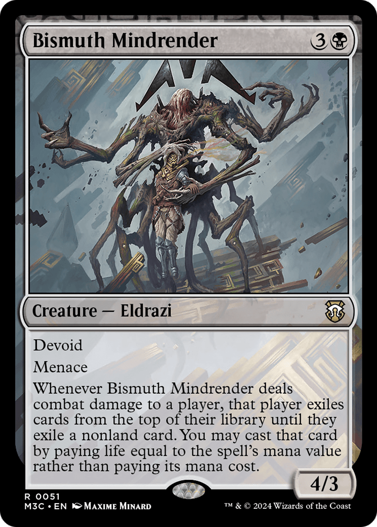 Bismuth Mindrender (Ripple Foil) [Modern Horizons 3 Commander] MTG Single Magic: The Gathering  | Multizone: Comics And Games