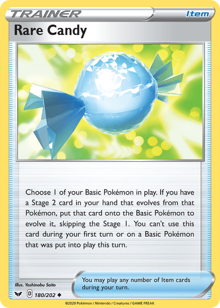 Rare Candy (180/202) [Sword & Shield: Base Set] Pokemon Single Pokémon  | Multizone: Comics And Games