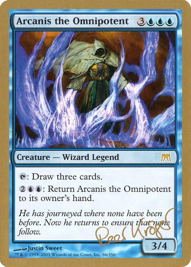 Arcanis the Omnipotent (Peer Kroger) [World Championship Decks 2003] MTG Single Magic: The Gathering  | Multizone: Comics And Games