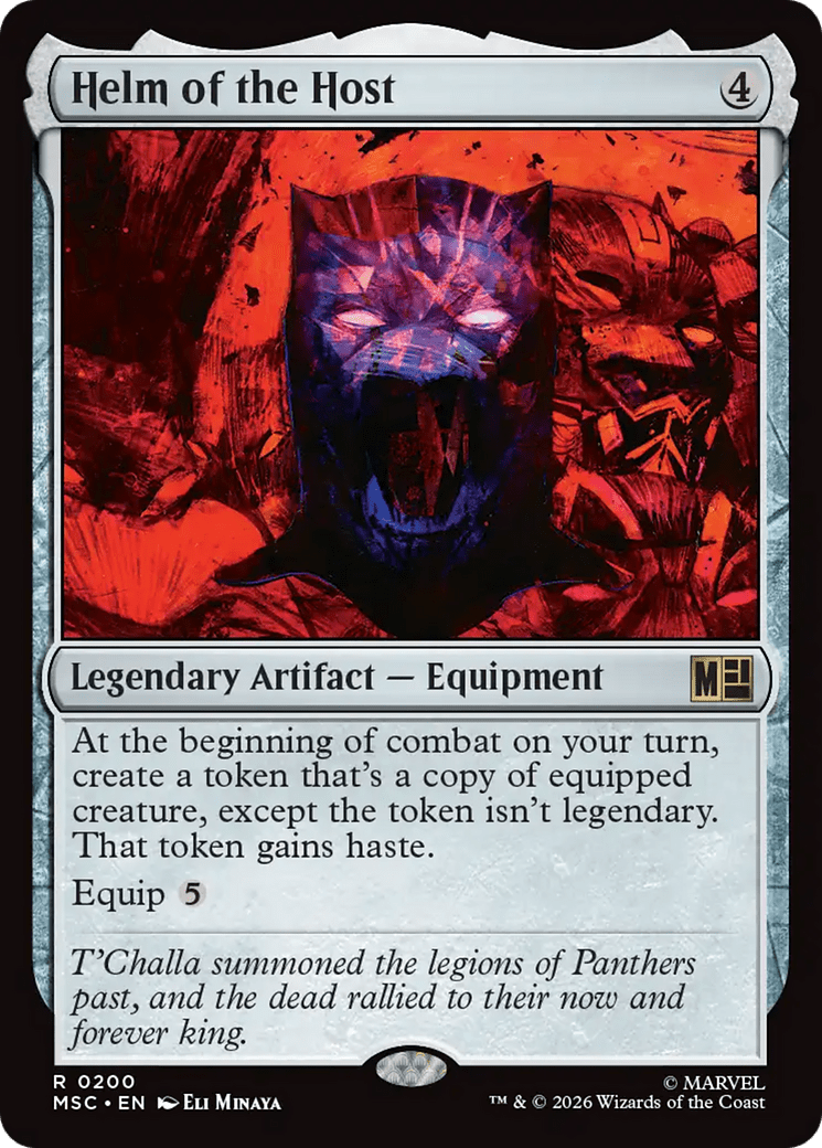 Helm of the Host (Surge Foil) [Marvel Super Heroes Commander] MTG Single Magic: The Gathering  | Multizone: Comics And Games