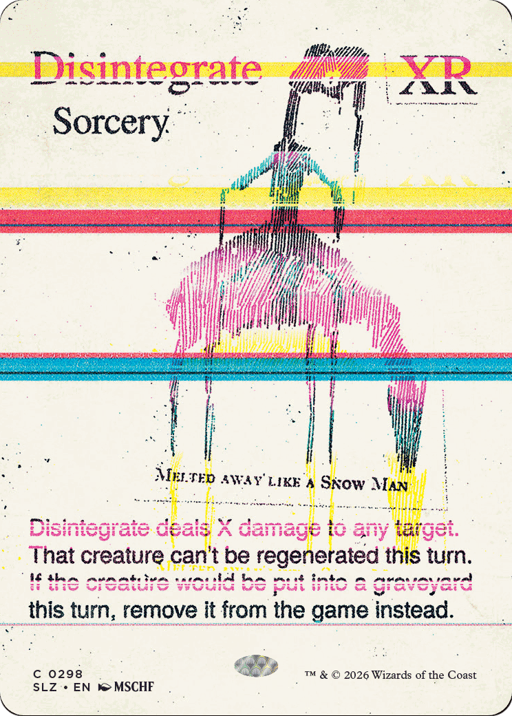 Disintegrate (0298) [Secret Lair x MSCHF: The Zeta Set] | Multizone: Comics And Games
