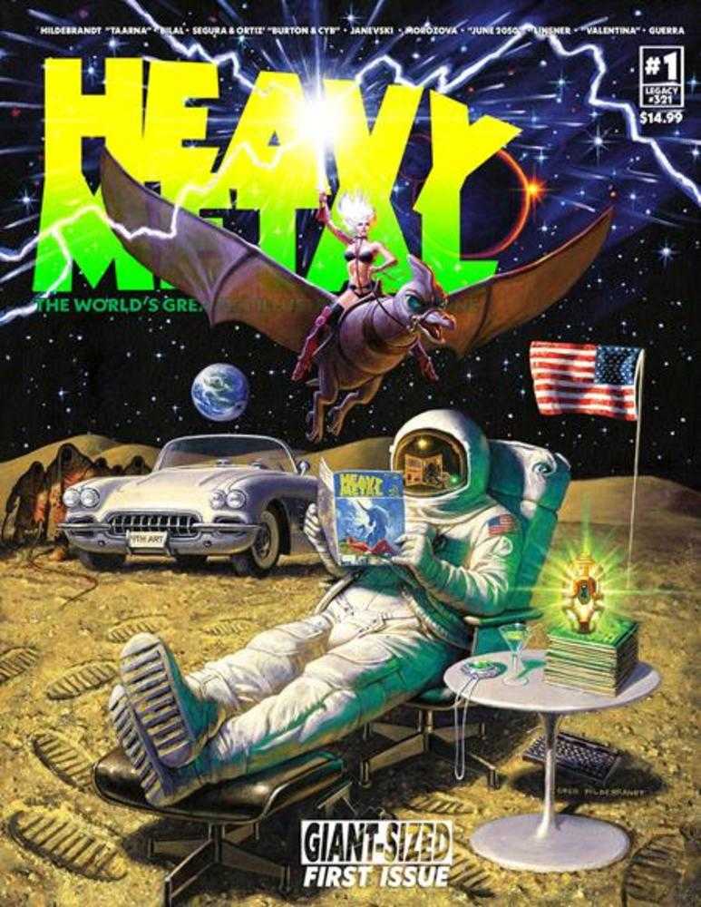 Heavy Metal Magazine #1 Cover A Hildebrandt (Mature) Magazines Heavy Metal  | Multizone: Comics And Games