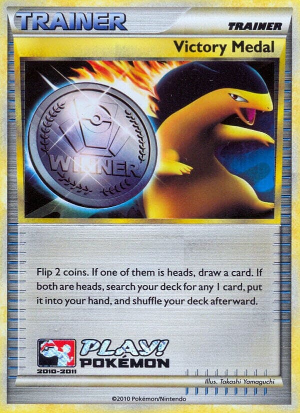 Victory Medal (2010-2011) (Battle Road Autumn) [League & Championship Cards] Pokemon Single Pokémon  | Multizone: Comics And Games