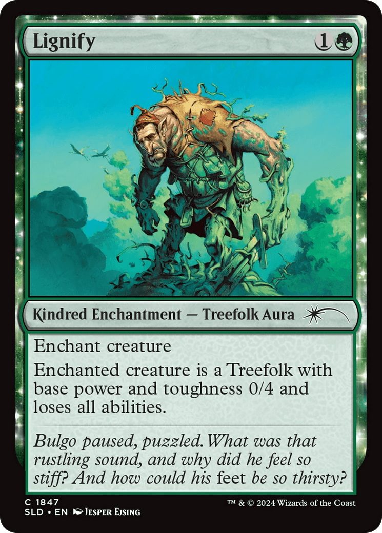 Lignify [Secret Lair Drop Series] MTG Single Magic: The Gathering  | Multizone: Comics And Games