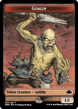 Goblin // Saproling Double-Sided Token [Dominaria Remastered Tokens] MTG Single Magic: The Gathering  | Multizone: Comics And Games