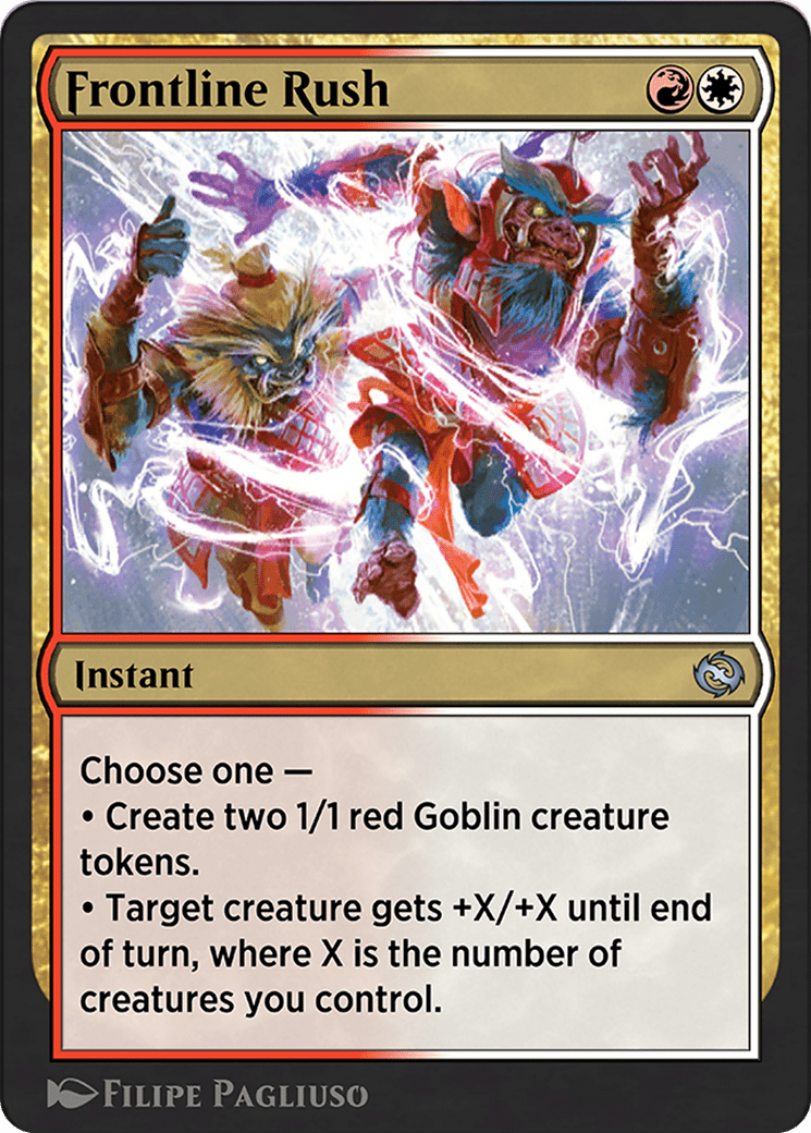 Frontline Rush [Tarkir: Dragonstorm] MTG Single Magic: The Gathering  | Multizone: Comics And Games