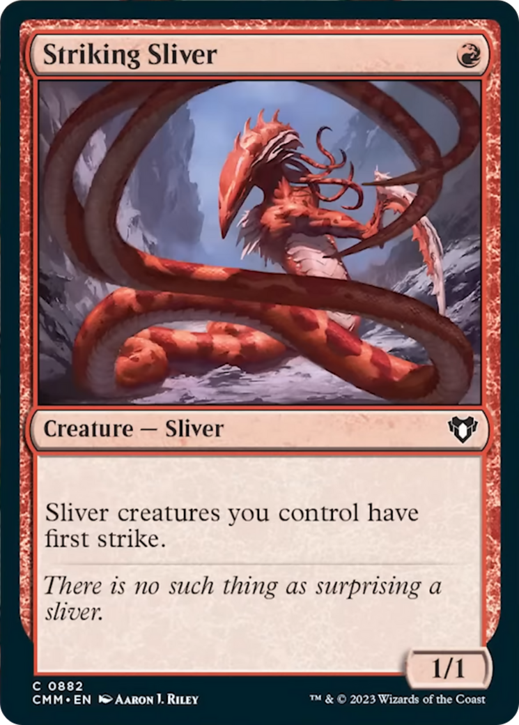 Striking Sliver [Commander Masters] | Multizone: Comics And Games