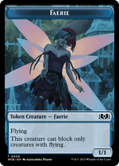 Faerie // Food (0013) Double-Sided Token [Wilds of Eldraine Tokens] MTG Single Magic: The Gathering  | Multizone: Comics And Games