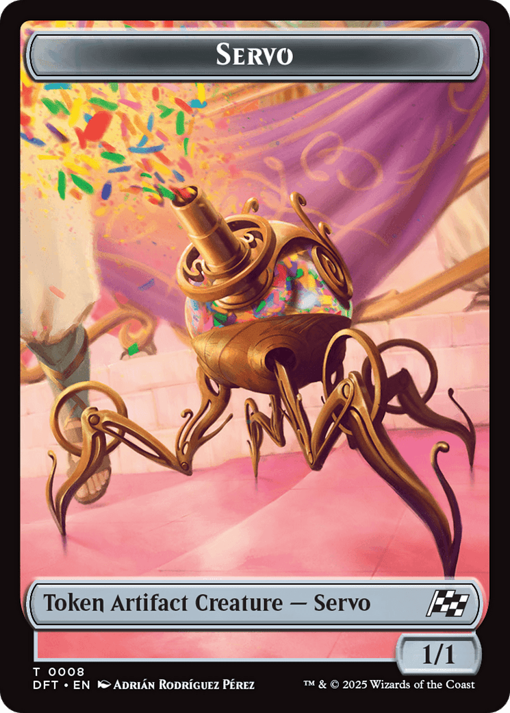 Beast (0010) // Servo Double-Sided Token [Aetherdrift Tokens] MTG Single Magic: The Gathering  | Multizone: Comics And Games