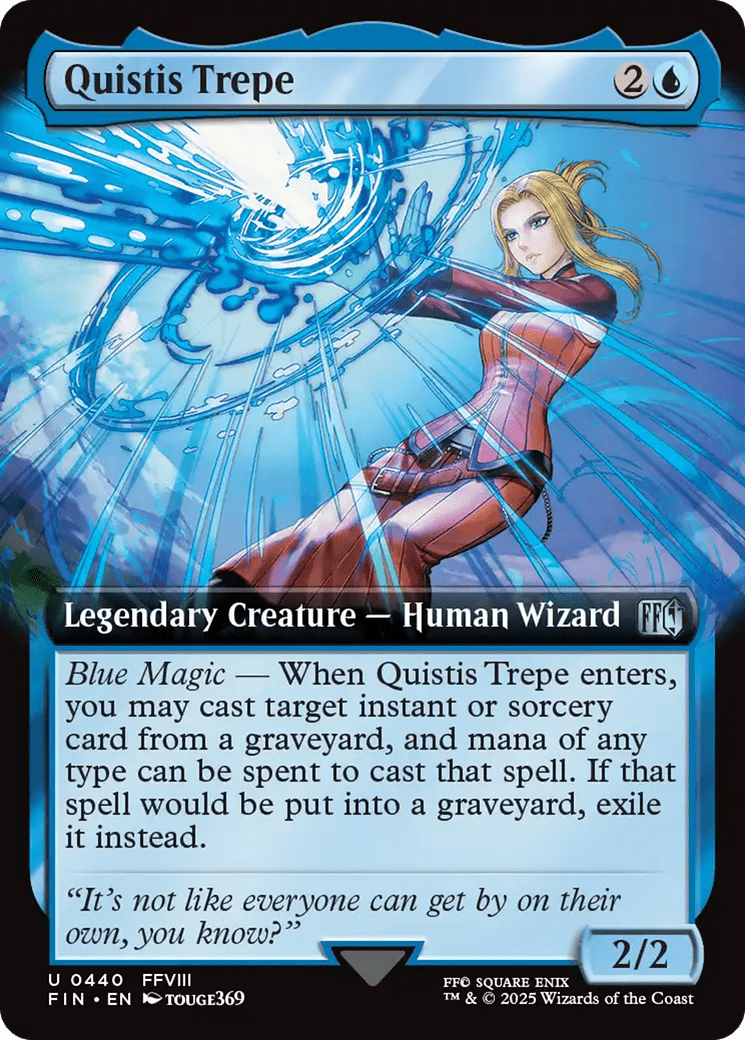 Quistis Trepe (Extended Art) [FINAL FANTASY] MTG Single Magic: The Gathering  | Multizone: Comics And Games