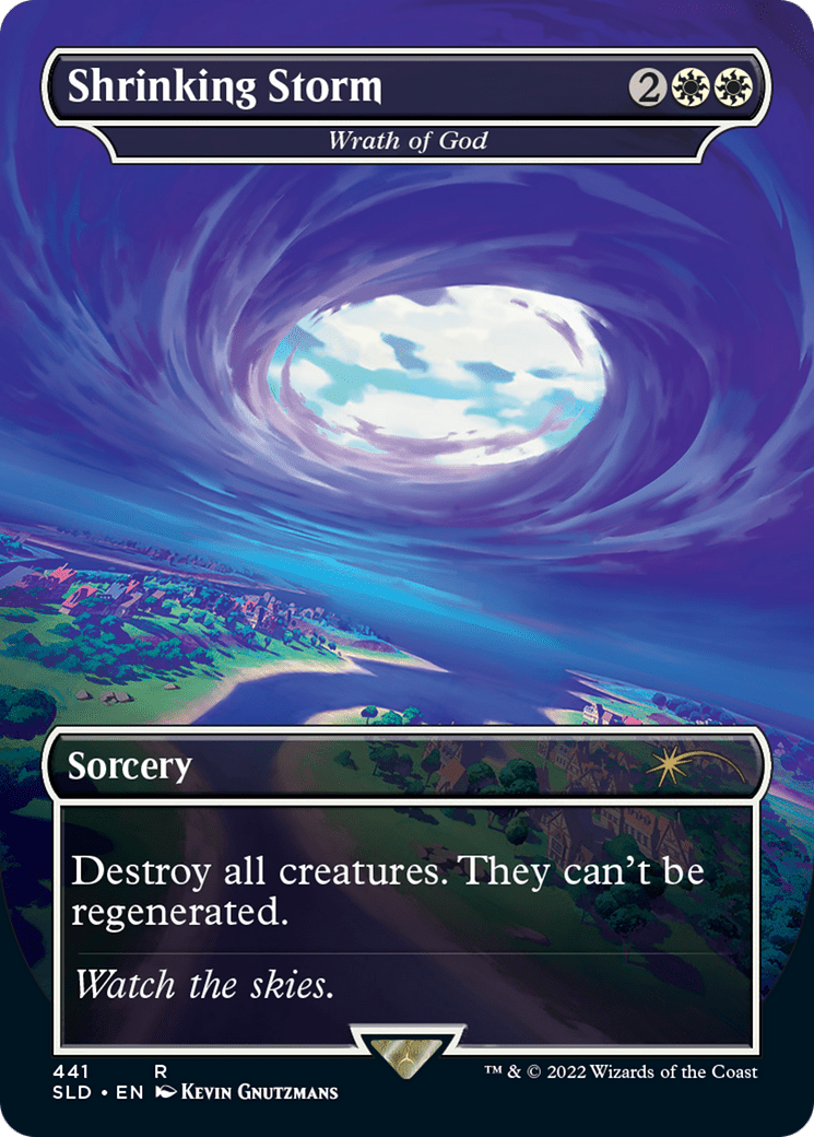 Wrath of God - Shrinking Storm [Secret Lair Drop Series] MTG Single Magic: The Gathering  | Multizone: Comics And Games