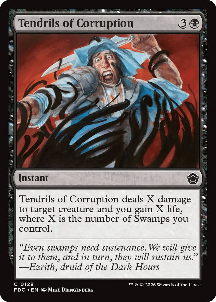 Tendrils of Corruption [Foundations Commander] MTG Single Magic: The Gathering  | Multizone: Comics And Games