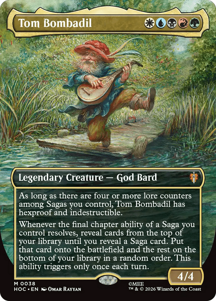 Tom Bombadil (Borderless) [The Hobbit] MTG Single Magic: The Gathering  | Multizone: Comics And Games