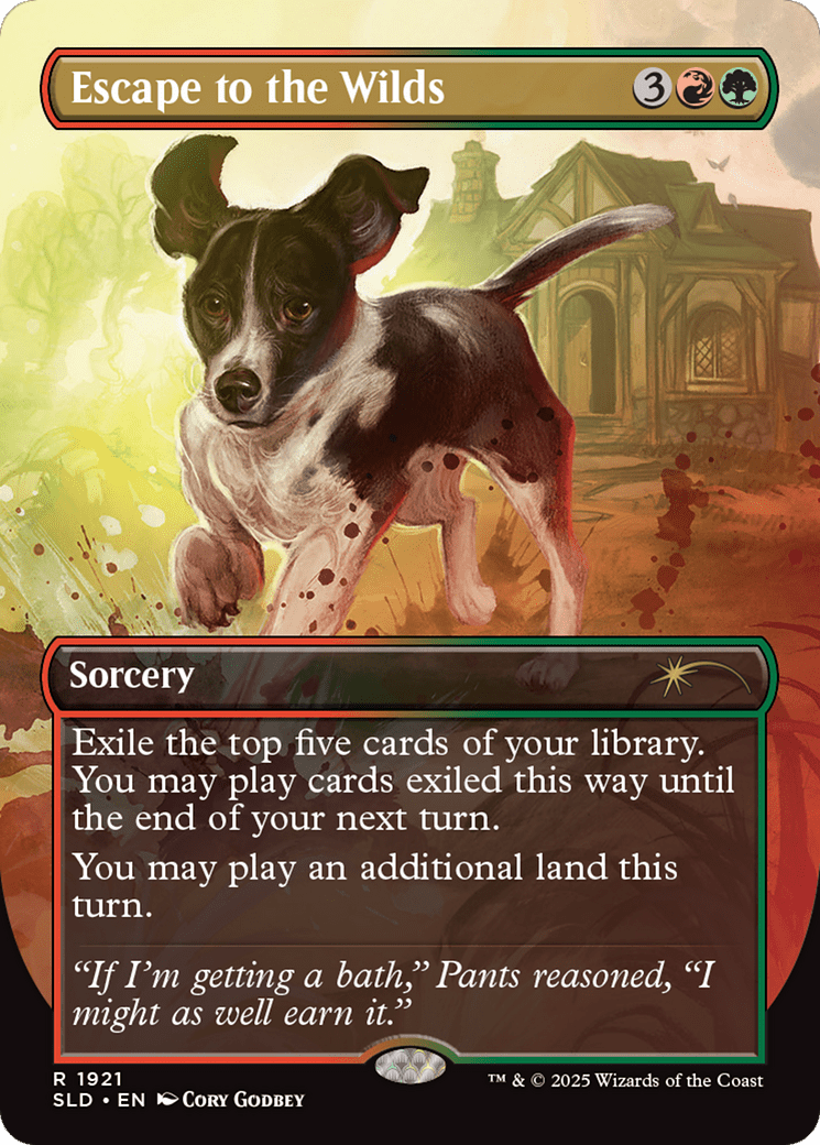 Escape to the Wilds (1921) (Rainbow Foil) [Secret Lair Drop Series] MTG Single Magic: The Gathering  | Multizone: Comics And Games