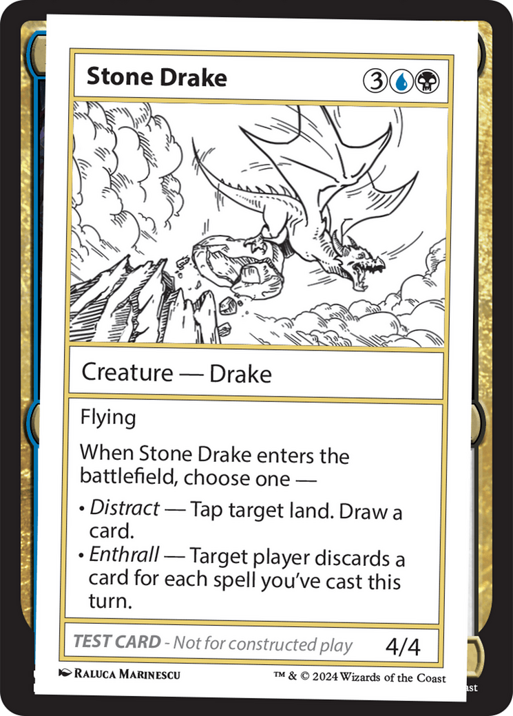 Stone Drake [Mystery Booster 2 Playtest Cards] MTG Single Magic: The Gathering  | Multizone: Comics And Games