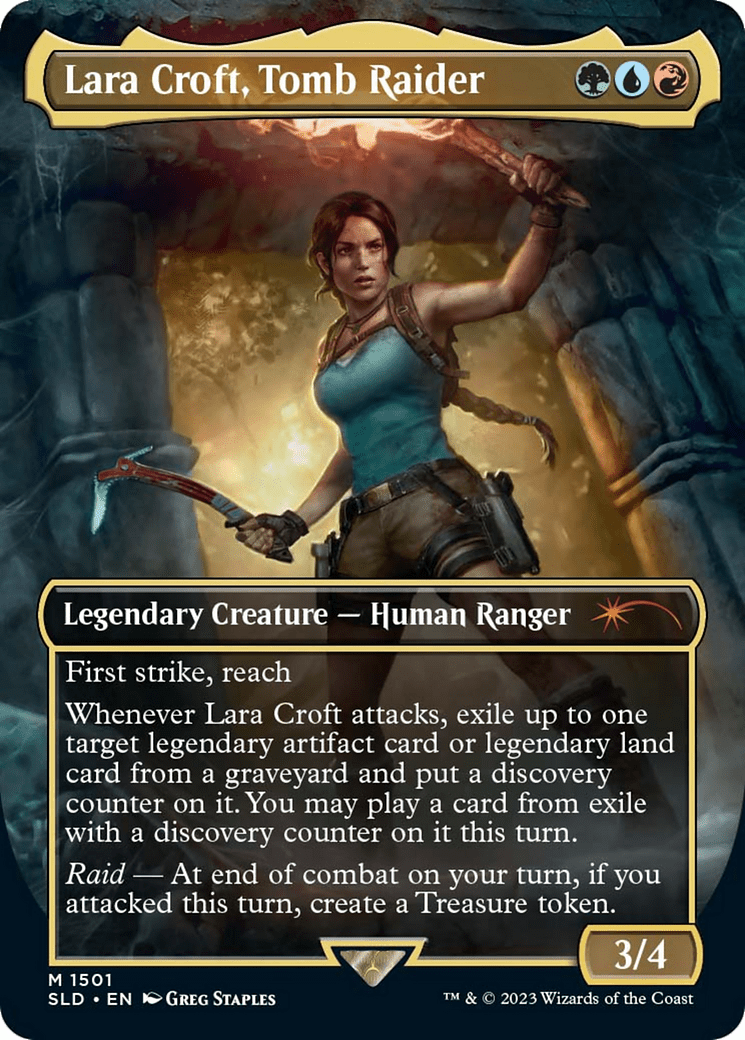 Lara Croft, Tomb Raider [Secret Lair Drop Series] MTG Single Magic: The Gathering  | Multizone: Comics And Games
