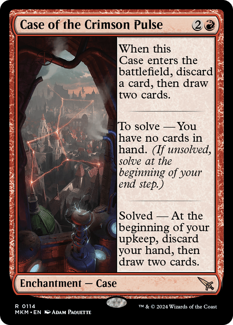 Case of the Crimson Pulse [Murders at Karlov Manor] MTG Single Magic: The Gathering  | Multizone: Comics And Games