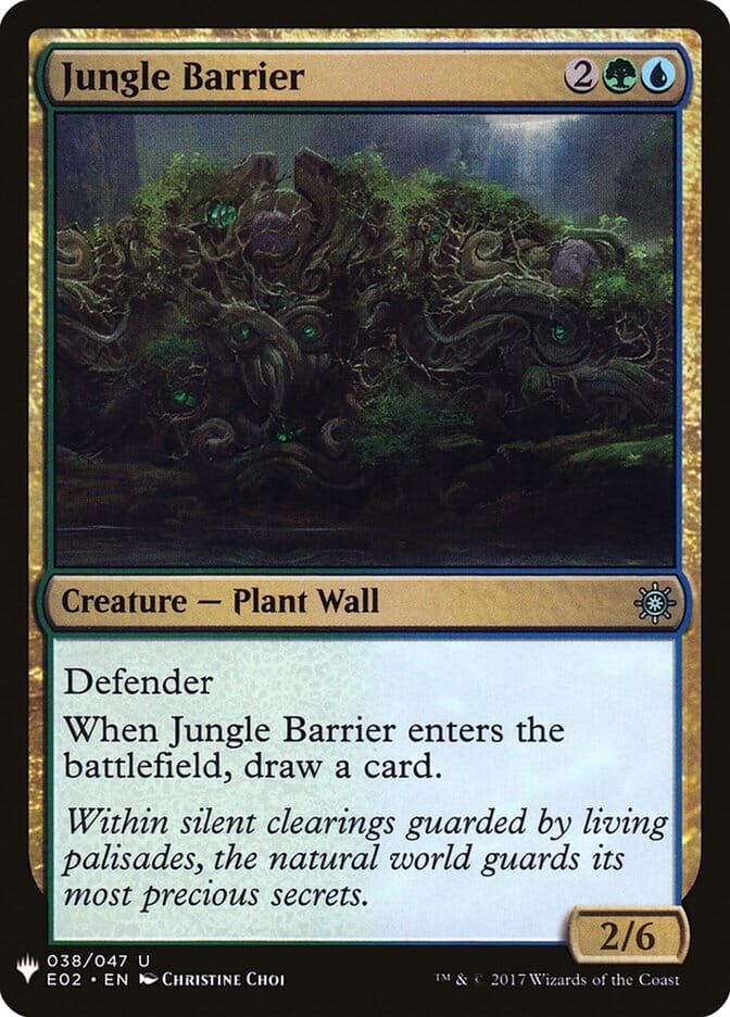 Jungle Barrier [Mystery Booster] MTG Single Magic: The Gathering  | Multizone: Comics And Games
