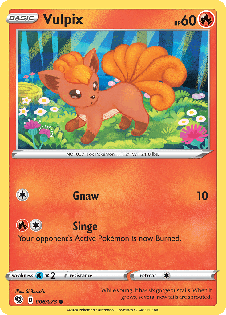 Vulpix (006/073) [Sword & Shield: Champion's Path] Pokemon Single Pokémon  | Multizone: Comics And Games