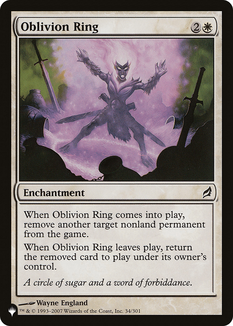 Oblivion Ring [The List] MTG Single Magic: The Gathering  | Multizone: Comics And Games