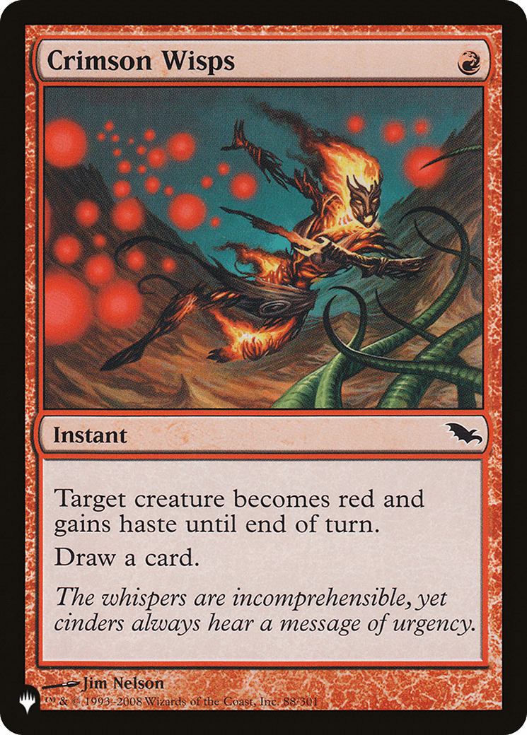 Crimson Wisps [The List] MTG Single Magic: The Gathering  | Multizone: Comics And Games