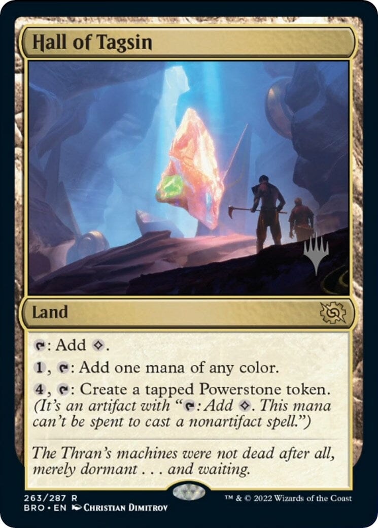 Hall of Tagsin (Promo Pack) [The Brothers' War Promos] MTG Single Magic: The Gathering  | Multizone: Comics And Games
