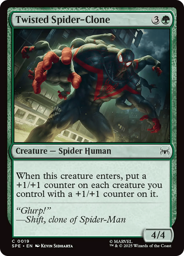 Twisted Spider-Clone [Marvel's Spider-Man: Eternal-Legal] MTG Single Magic: The Gathering  | Multizone: Comics And Games