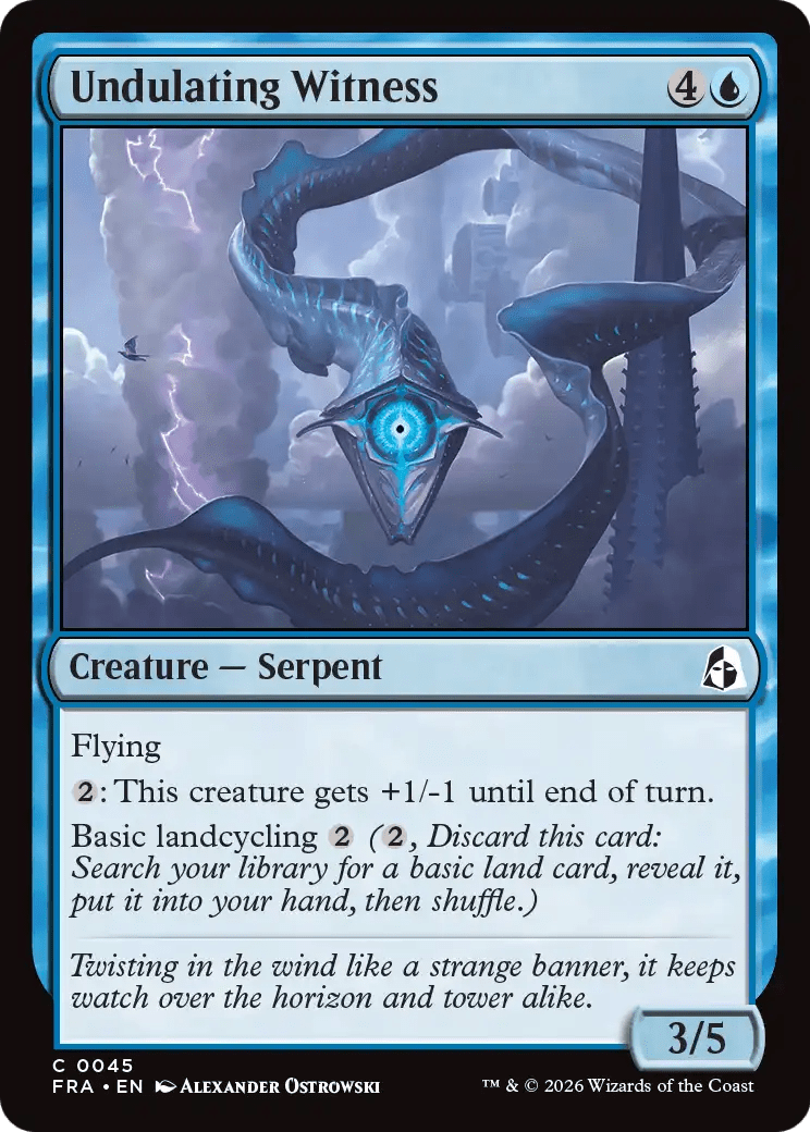 Undulating Witness [Reality Fracture] MTG Single Magic: The Gathering  | Multizone: Comics And Games