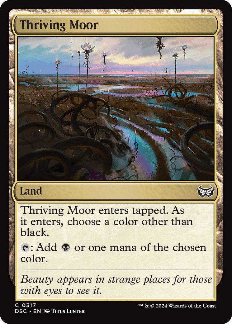 Thriving Moor [Duskmourn: House of Horror Commander] MTG Single Magic: The Gathering  | Multizone: Comics And Games