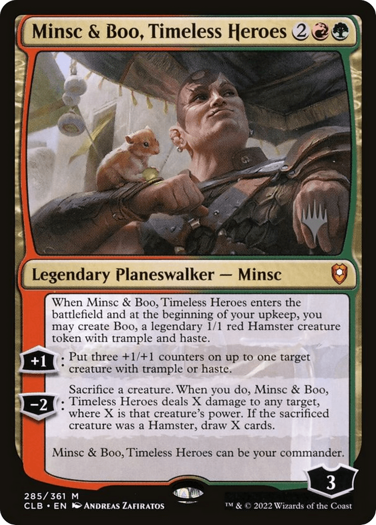 Minsc & Boo, Timeless Heroes (Promo Pack) [The Lost Caverns of Ixalan Promos] MTG Single Magic: The Gathering  | Multizone: Comics And Games