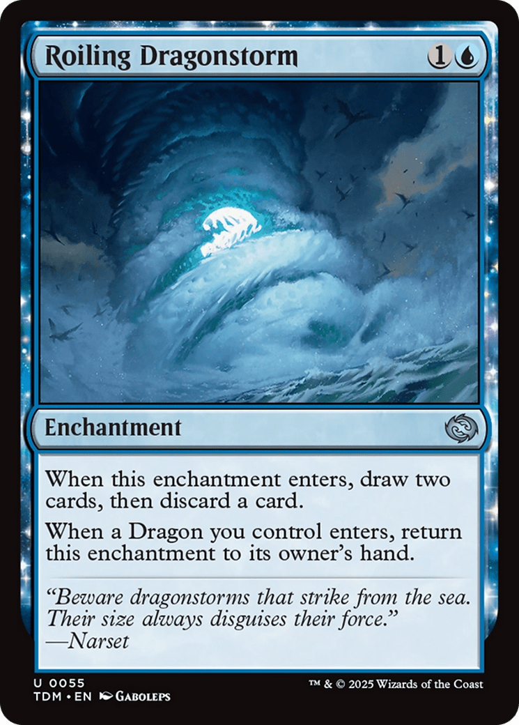 Roiling Dragonstorm [Tarkir: Dragonstorm] MTG Single Magic: The Gathering  | Multizone: Comics And Games
