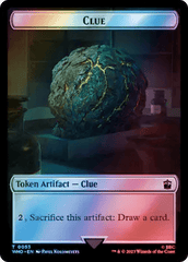 Alien Angel // Clue (0051) Double-Sided Token (Surge Foil) [Doctor Who Tokens] MTG Single Magic: The Gathering  | Multizone: Comics And Games