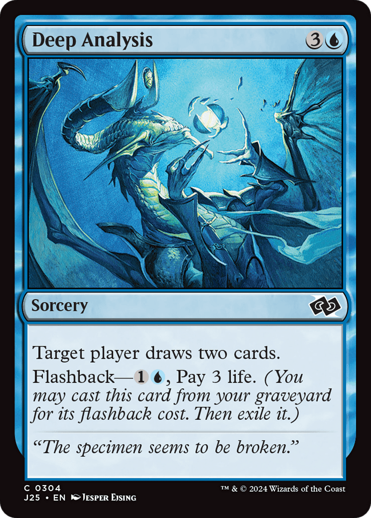 Deep Analysis [Foundations Jumpstart] MTG Single Magic: The Gathering  | Multizone: Comics And Games