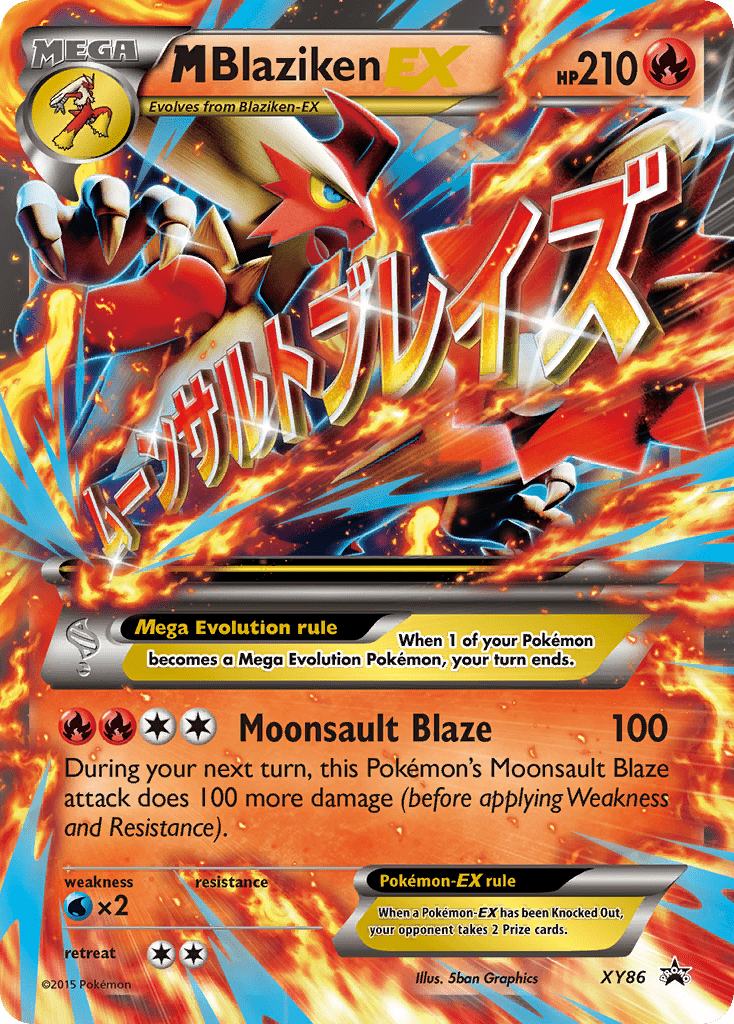 M Blaziken EX (XY86) [XY: Black Star Promos] Pokemon Single Pokémon  | Multizone: Comics And Games