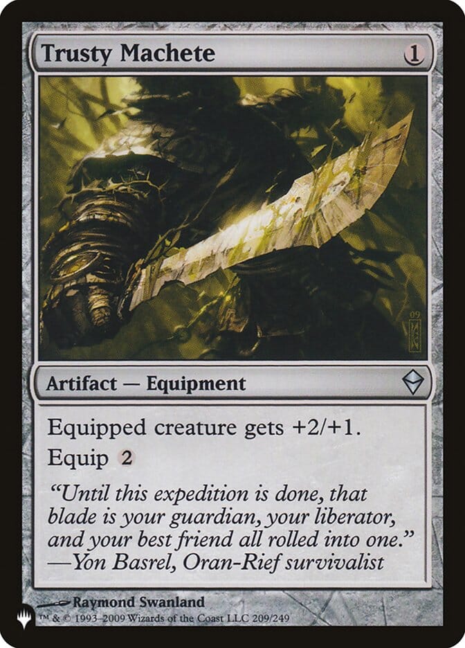 Trusty Machete [The List] MTG Single Magic: The Gathering  | Multizone: Comics And Games