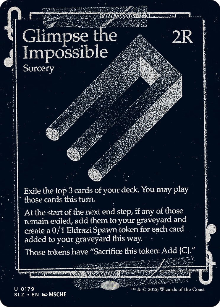 Glimpse the Impossible (0300) [Secret Lair x MSCHF: The Zeta Set] | Multizone: Comics And Games