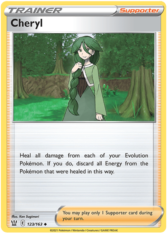 Cheryl (123/163) [Sword & Shield: Battle Styles] Pokemon Single Pokémon  | Multizone: Comics And Games