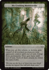 My Crushing Masterstroke (Full Art) [Duskmourn: Archenemy] MTG Single Magic: The Gathering  | Multizone: Comics And Games
