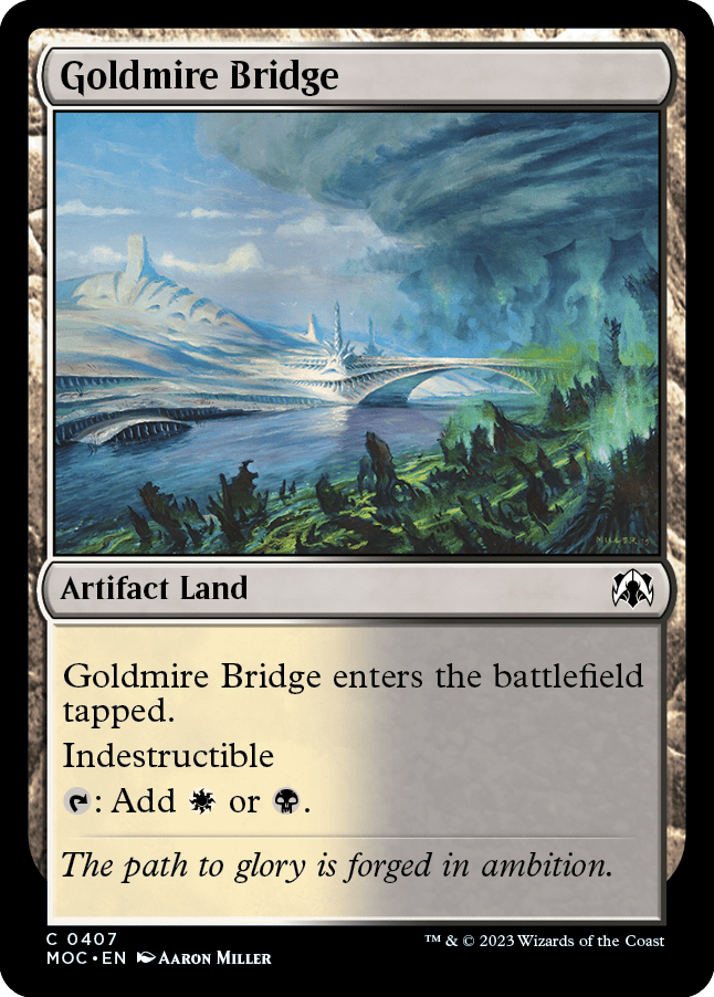 Goldmire Bridge [March of the Machine Commander] MTG Single Magic: The Gathering  | Multizone: Comics And Games