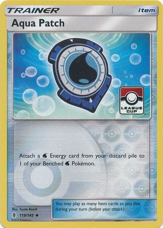 Aqua Patch (119/145) (League Promo) [Sun & Moon: Guardians Rising] Pokemon Single Pokémon  | Multizone: Comics And Games