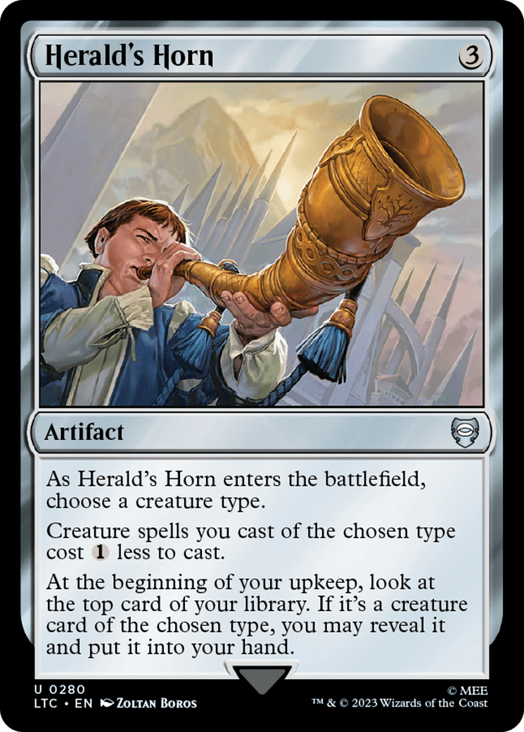 Herald's Horn [The Lord of the Rings: Tales of Middle-Earth Commander] MTG Single Magic: The Gathering  | Multizone: Comics And Games