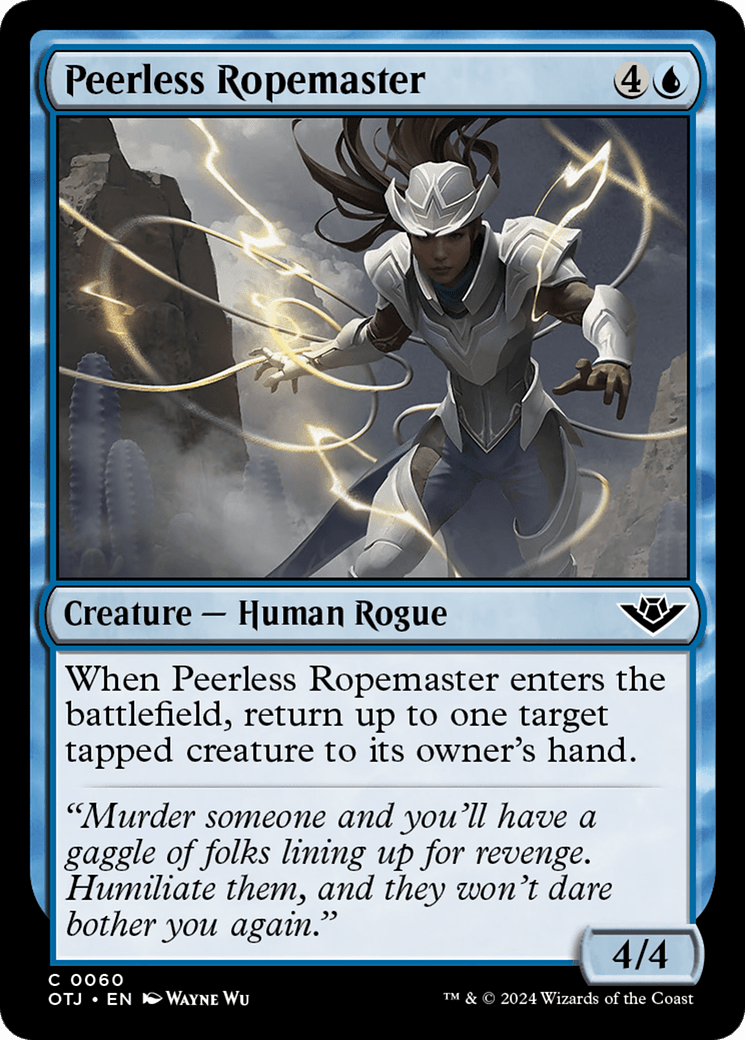 Peerless Ropemaster [Outlaws of Thunder Junction] MTG Single Magic: The Gathering  | Multizone: Comics And Games