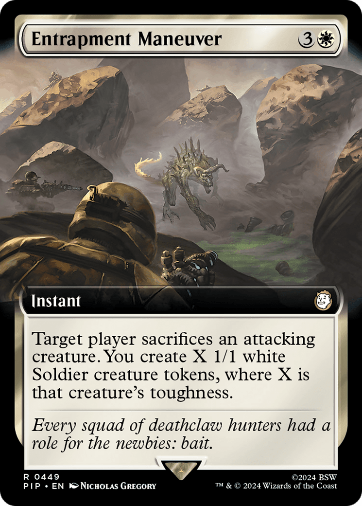 Entrapment Maneuver (Extended Art) [Fallout] MTG Single Magic: The Gathering  | Multizone: Comics And Games