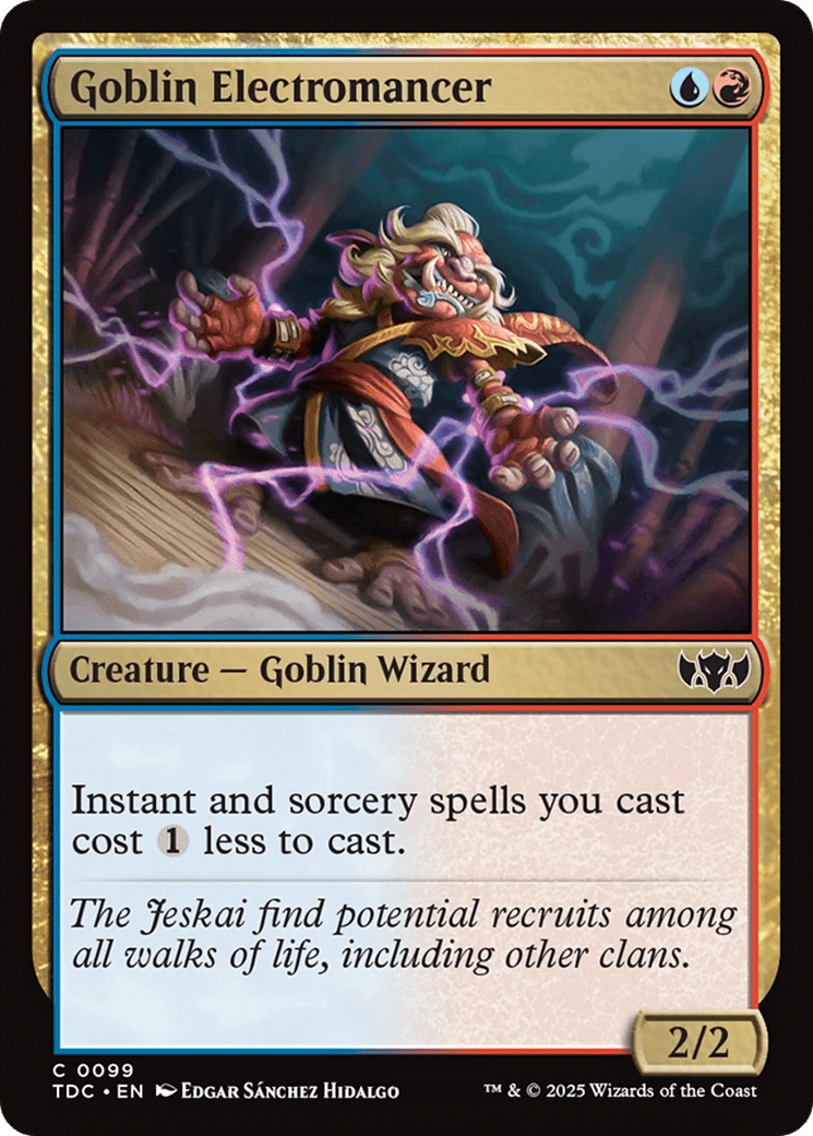 Goblin Electromancer [Tarkir: Dragonstorm Commander] MTG Single Magic: The Gathering  | Multizone: Comics And Games