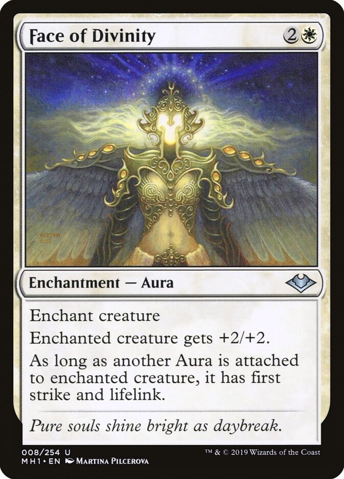 Face of Divinity [Modern Horizons] MTG Single Magic: The Gathering  | Multizone: Comics And Games