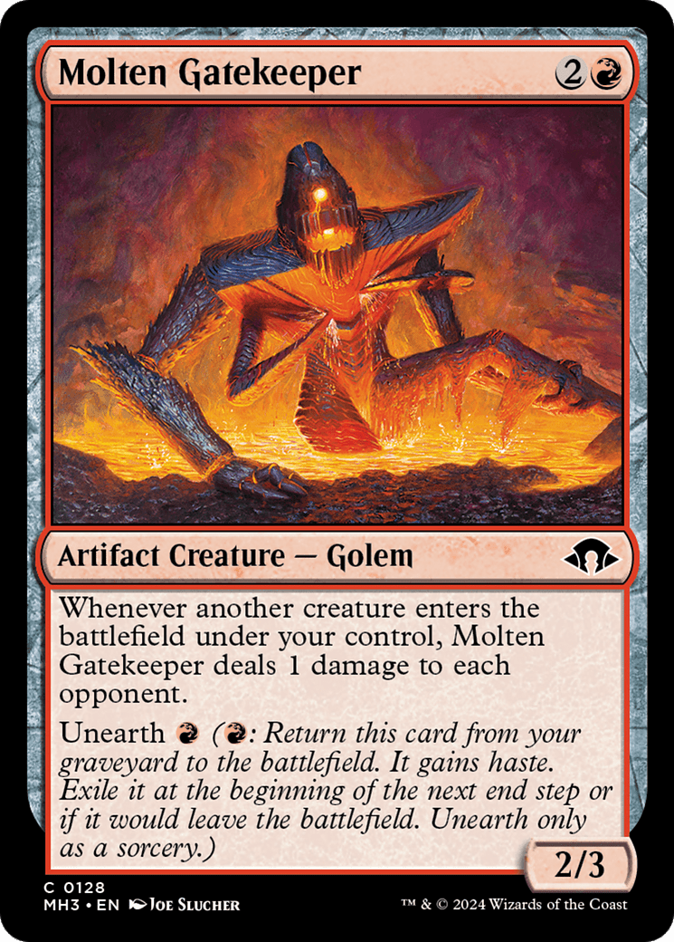 Molten Gatekeeper [Modern Horizons 3] MTG Single Magic: The Gathering  | Multizone: Comics And Games