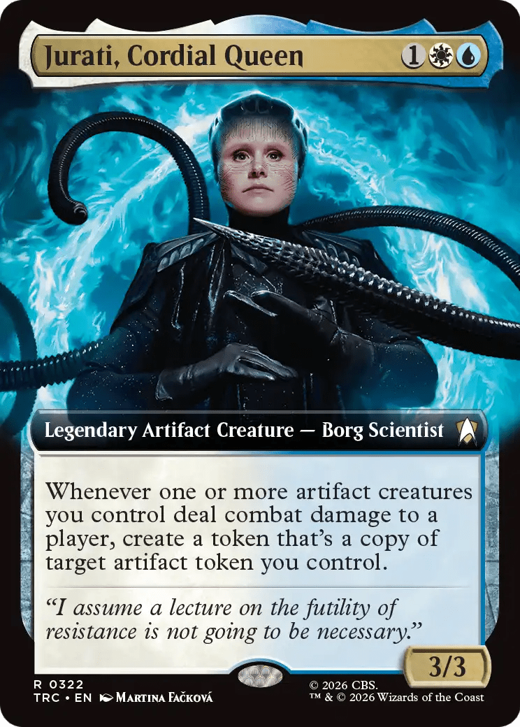 Jurati, Cordial Queen (Extended Art) [Star Trek Commander] MTG Single Magic: The Gathering  | Multizone: Comics And Games