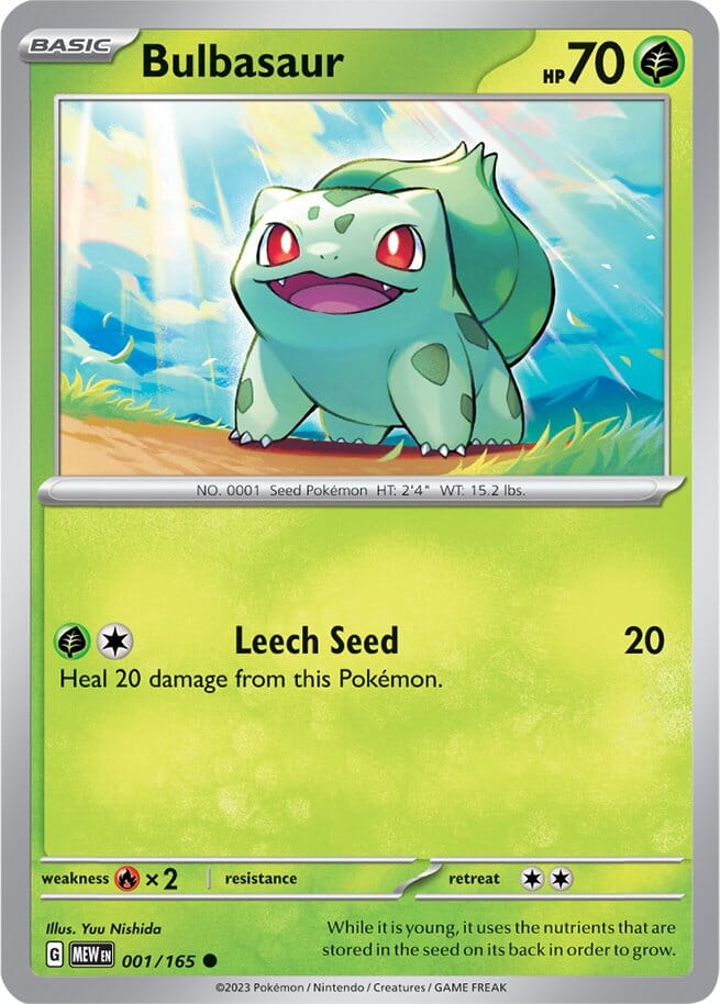 Bulbasaur (001/165) [Scarlet & Violet 151] Pokemon Single Pokémon  | Multizone: Comics And Games