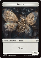 Insect // Rogue Double-Sided Token [Reality Fracture Commander Tokens] MTG Single Magic: The Gathering  | Multizone: Comics And Games