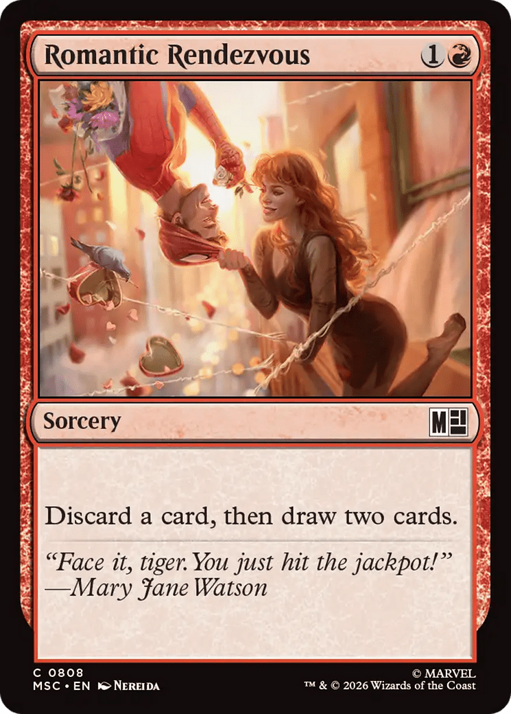 Romantic Rendezvous [Marvel Super Heroes Commander] MTG Single Magic: The Gathering  | Multizone: Comics And Games